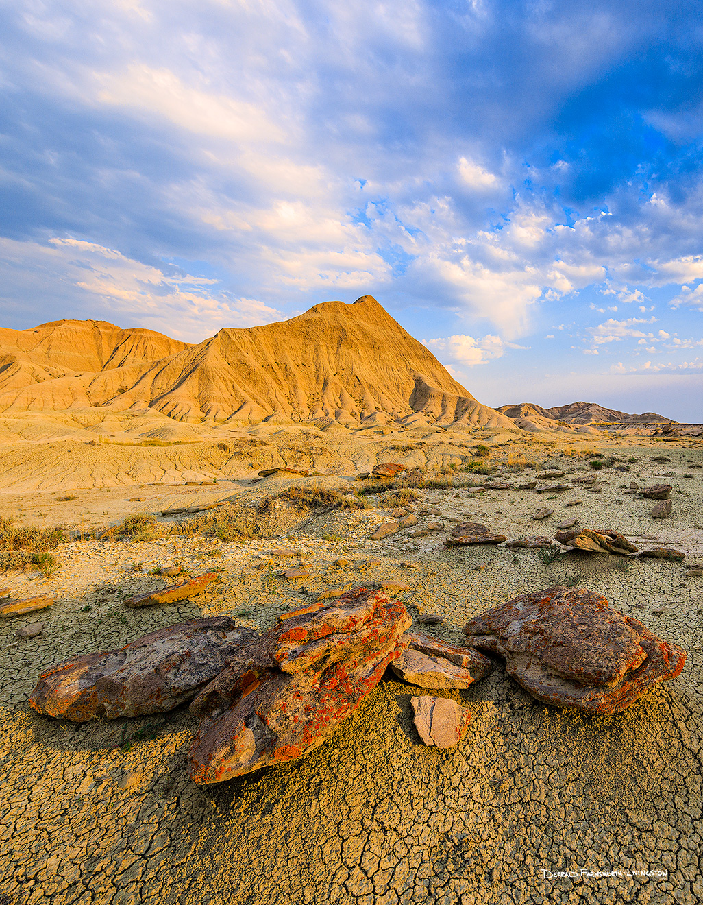 Landscape photograph of a sunrise at Toadstool Geologic Park in western Nebraska. - Nebraska Picture