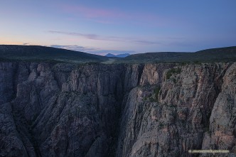 Black Canyon of the Gunnison at Dusk