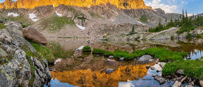 Mirror Lake Reflections - Colorado Landscape Photograph
