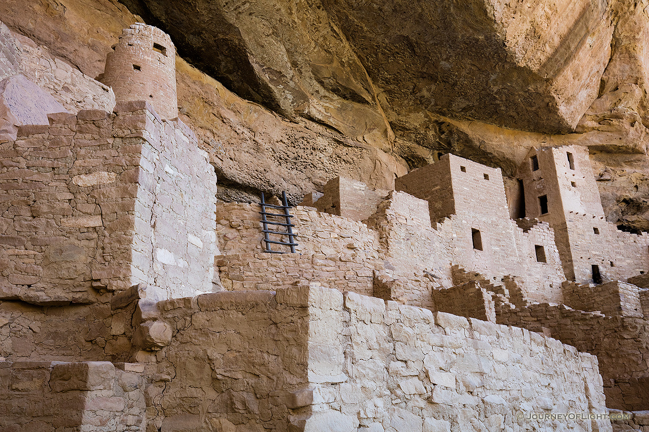 Cliff Palace at Mesa Verde National Park is a reminder of how the Native Americans lived and worked hundreds of years ago. - Colorado Picture