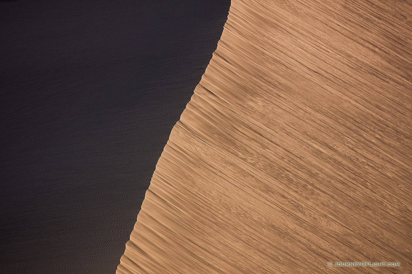 The Great Sand Dunes of Colorado exhibit interesting textures and patterns that are constantly changing and evolving. - Great Sand Dunes NP Picture