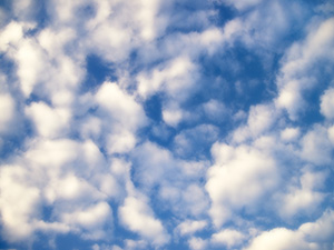 As a child I would lie on my back and watch the clouds lazily float by.  An image reminiscent of those days. - Nebraska Photograph