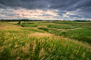 Twilight descends on the Little Salt Fork Marsh near Raymond, Nebraska. - Nebraska Landscape Photograph