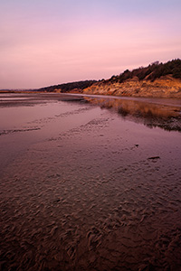 The Niobrara, on a quiet November morning flows quietly into the Missouri shaping and reshaping the landscape slowly.  Although the water from this river is done with this part of its travels, it still has a long journey before reaching the Gulf of Mexico hundreds of miles away. - Nebraska Scenic Photograph Photograph