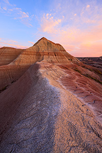 Scenic photograph of a sunrise over the Badlands National Park, South Dakota. - South Dakota Photograph