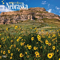 2017 Nebraska Calendar by Brown Trout.  Sold in Amazon, Retail Stores, and Calendar Club.  Contributed 8 Photographs Including Cover. - Tear Sheet Photograph