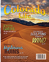 Colorado Life Magazine Cover Shot of Great Sand Dune National Park and Preserve. - Tear Sheet Photograph