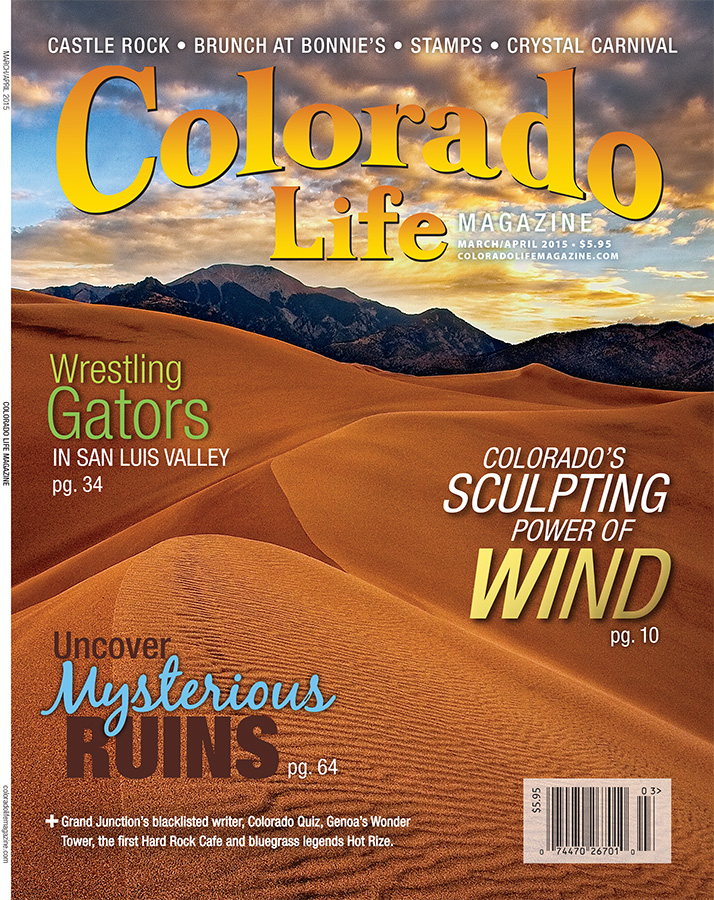 Colorado Life Magazine Cover Shot of Great Sand Dune National Park and Preserve. - Colorado Picture