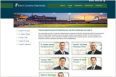 First Capital Partners Website.  Contributed Rosenblatt Photograph. - Tear Sheet Photograph