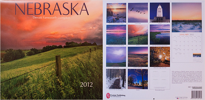 2012 Nebraska State Pride Calendar.  Sold in Costco, Barnes and Noble, and Calendar Club.  Contributed All Photography. -  Picture