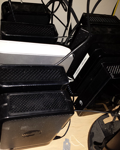 My Old Hard Drive Setup