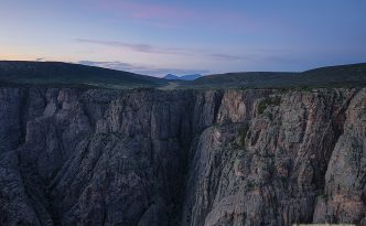 Black Canyon of the Gunnison at Dusk