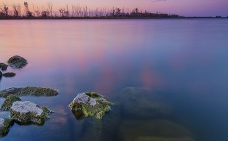 Vivid Sunset at DeSoto National Wildlife Refuge