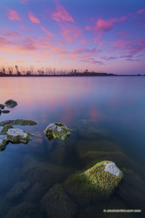 Vivid Sunset at DeSoto National Wildlife Refuge