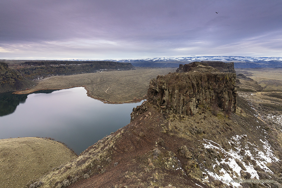 Above Dusty Lake in the Columbia Basin Wildife Area