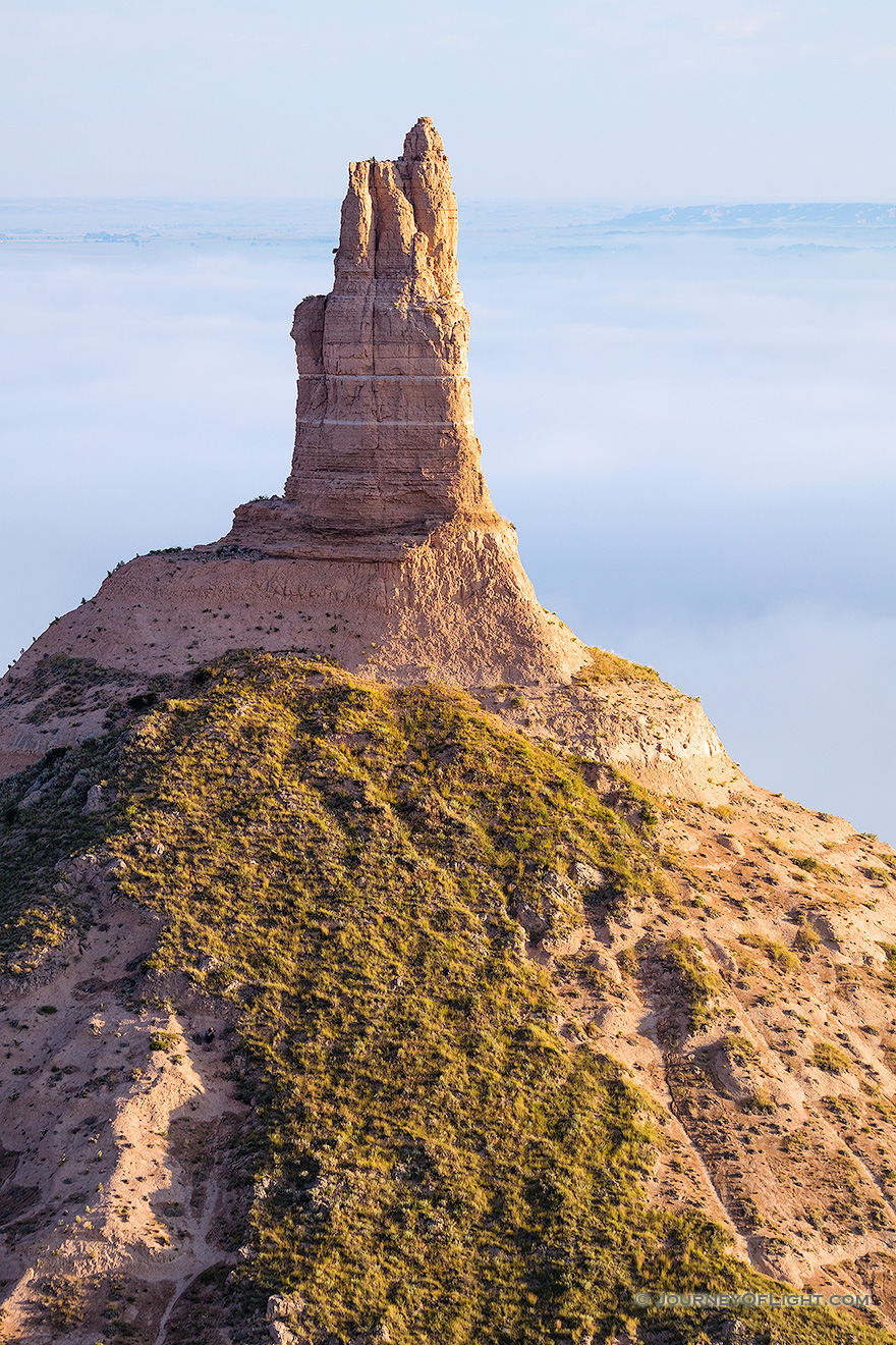Chimney Rock Above the Fog