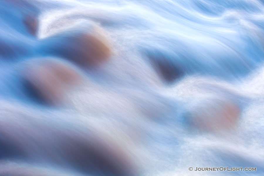 Swollen from several inches of rain, the full and fast Big Thompson River flows through Rocky Mountain National Park. - Colorado Photography