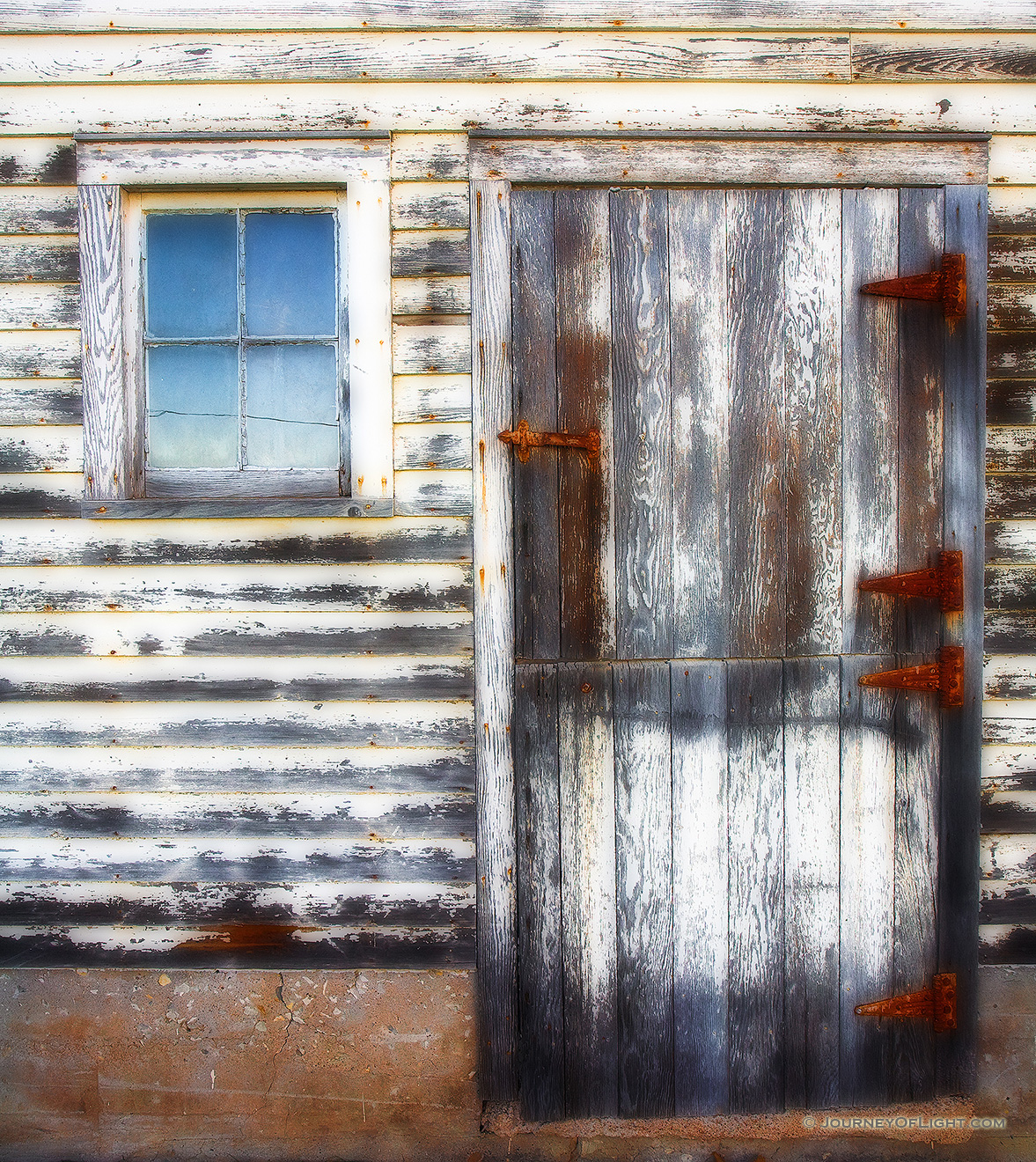 A doorway to an old barn in eastern Nebraska. - Nebraska Picture