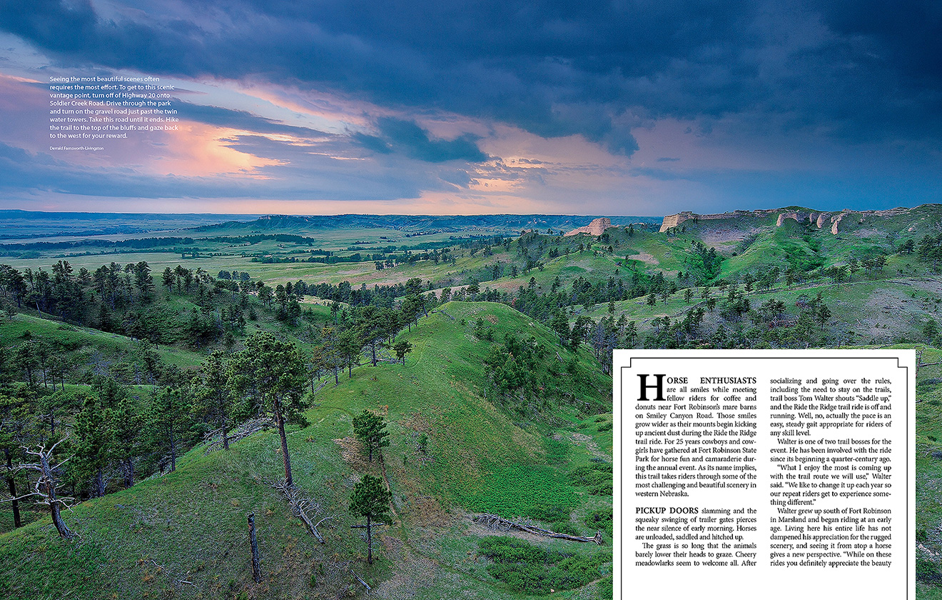 Ride the Ridge Nebraska Life Article - May/June 2016.  Contributed photography. -  Picture